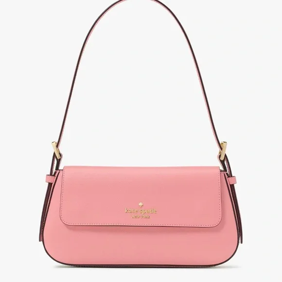 🚫SOLD NWT Kate Spade Madison Saffiano Leather Small Flap Shoulder Bag - Picture 2 of 4